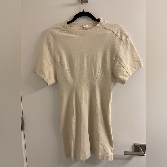 Rag’n’Bone Lilith Mini  Cream T Shirt   dress . - Picture 6 of 13